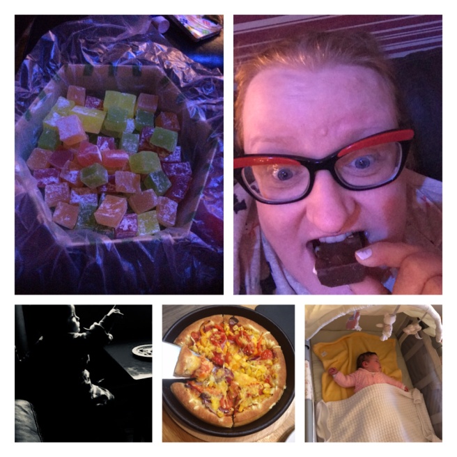 Vegan snacks, no make up selfie