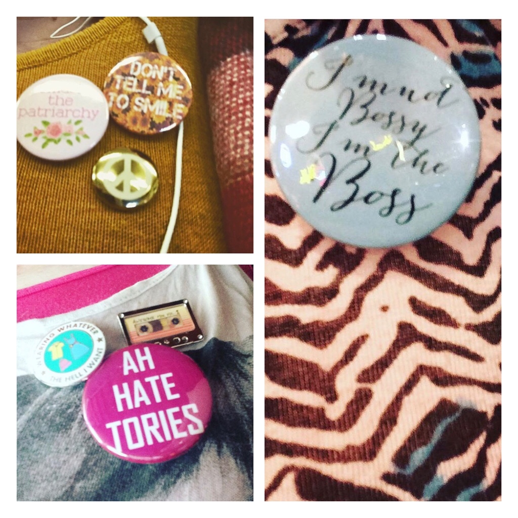 Feminist badges 