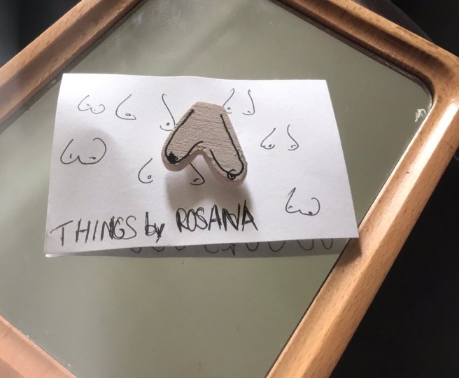 THINGSByROSANA Boob Brooch
