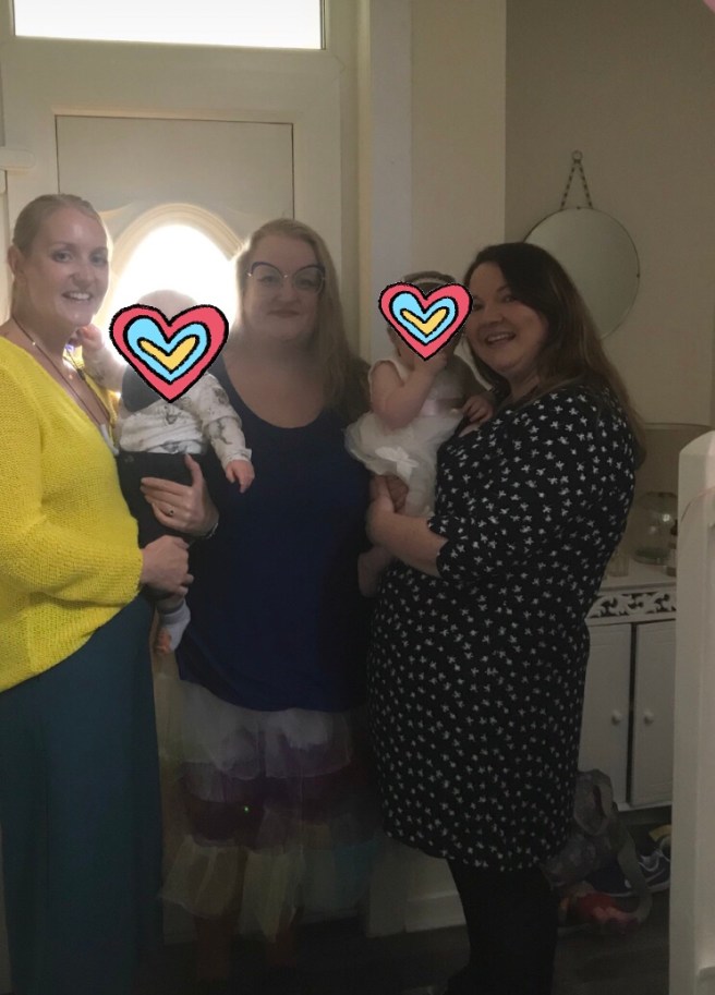 Sister, bestie & their babies.