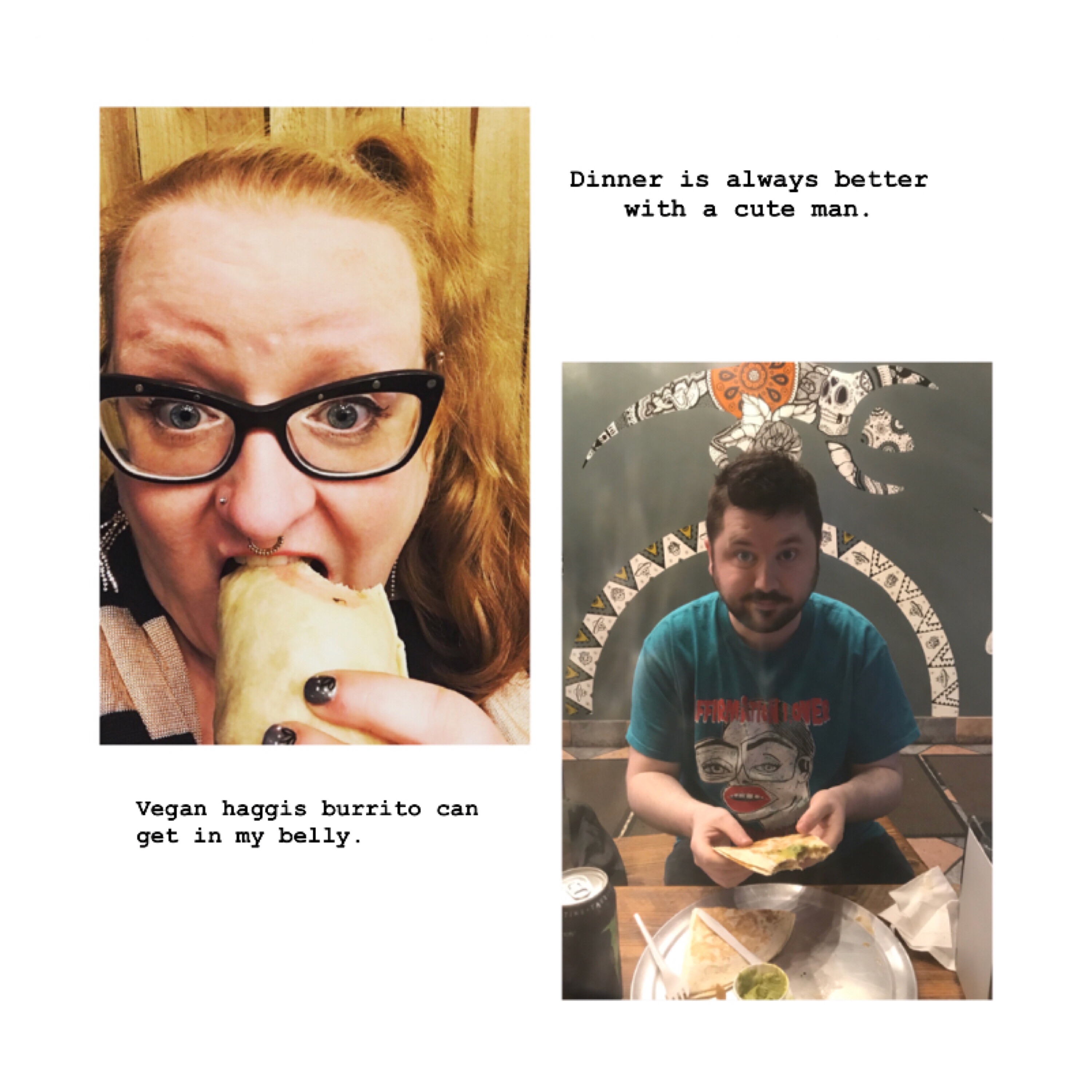 Mexican food & the toyboy