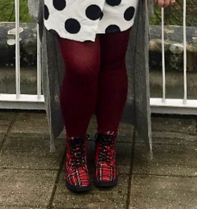 ly h Kerr tartan boots