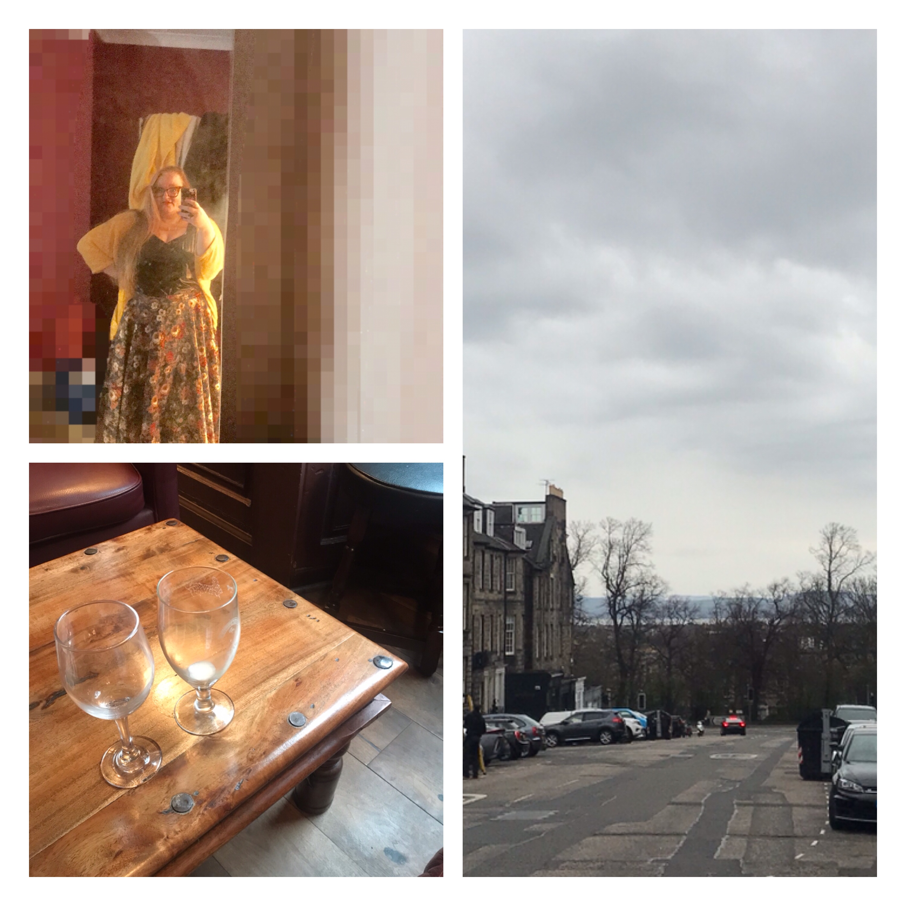 ly h Kerr, Castle st, empty glasses