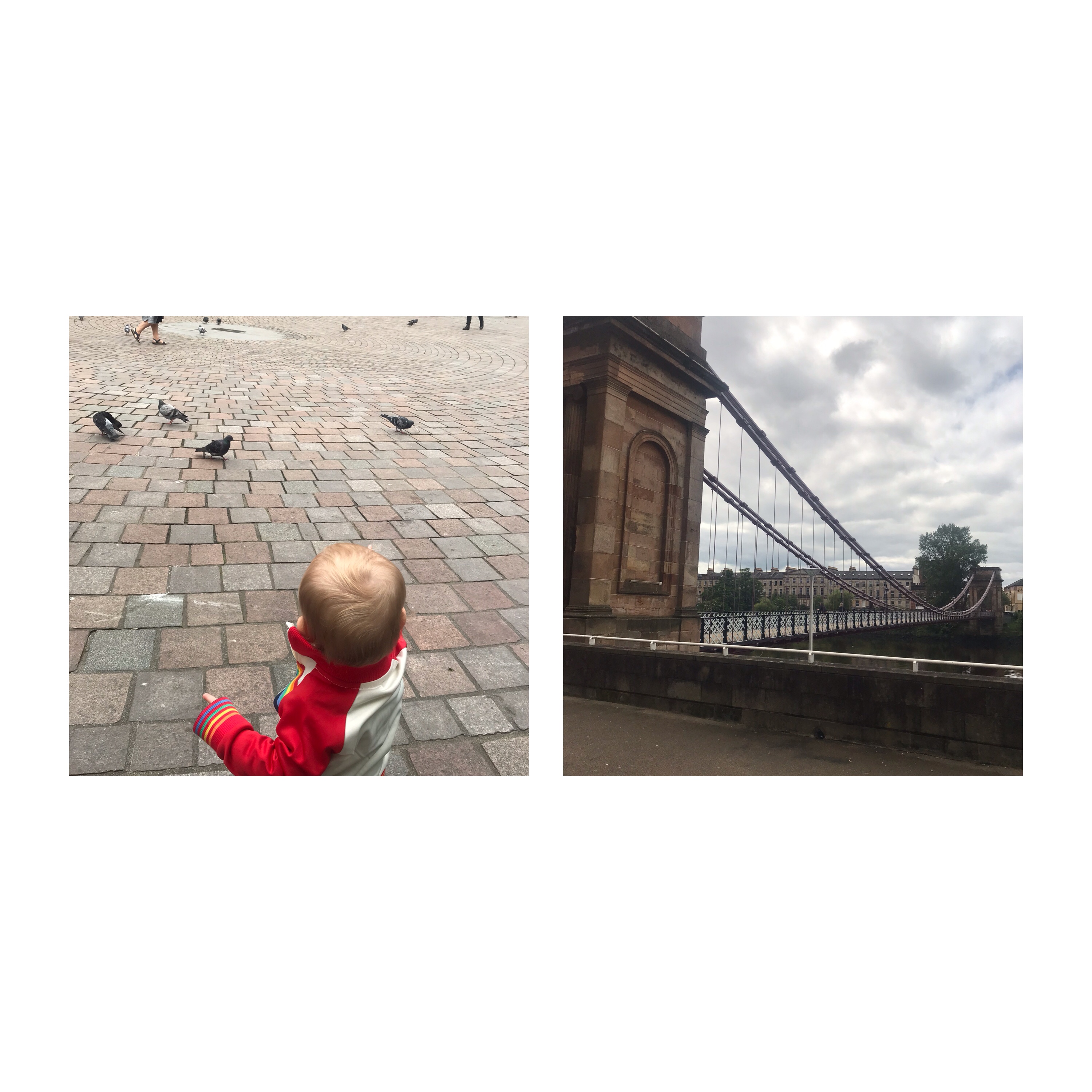 Suspension bridge, River Clyde