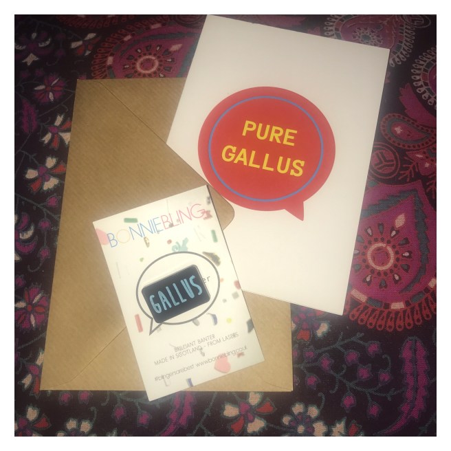 Bonnie Bling, Gallus items