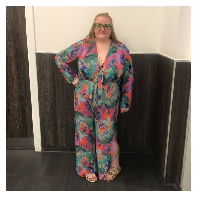 ly h Kerr tropical jumpsuit 