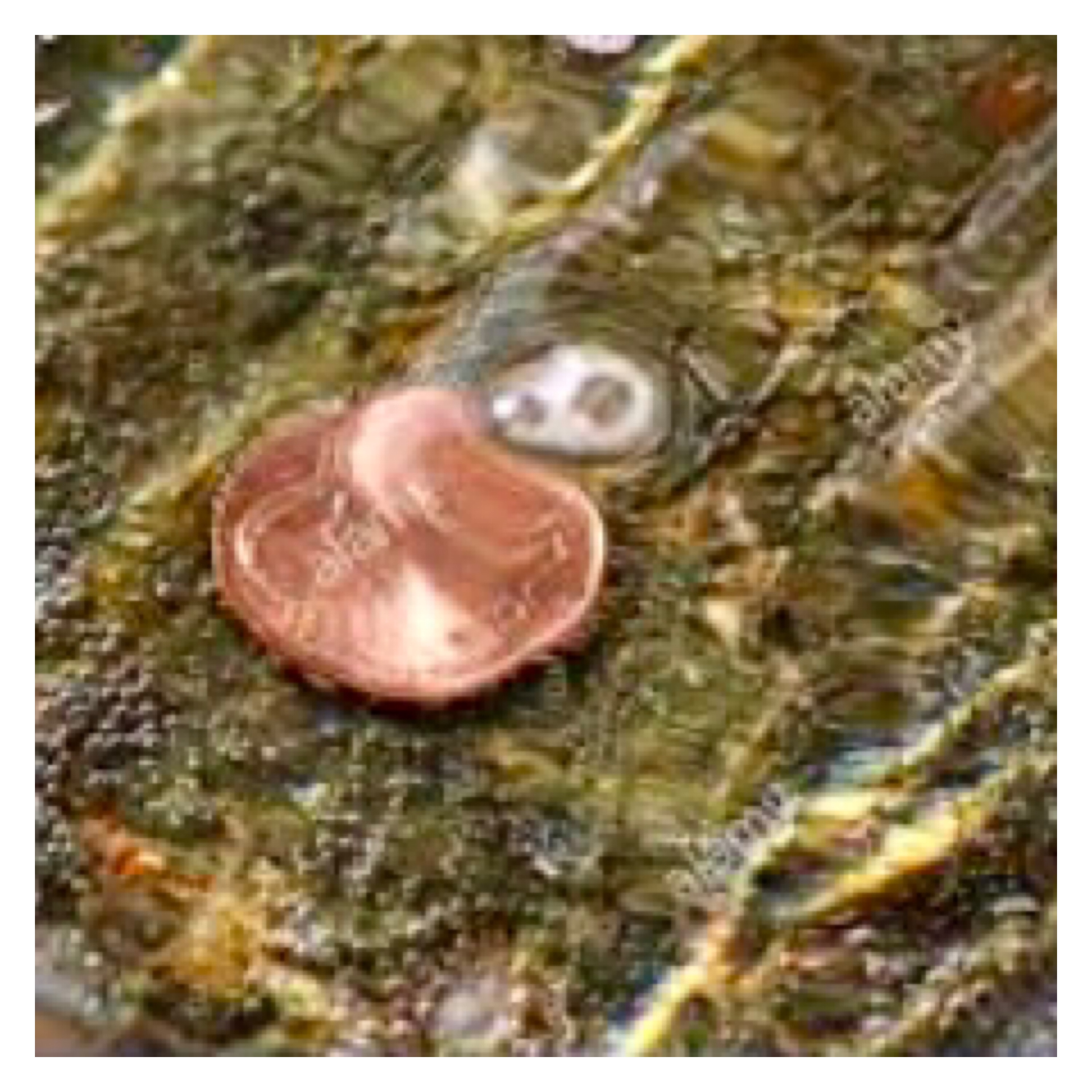 Coins in a wishing fountain 