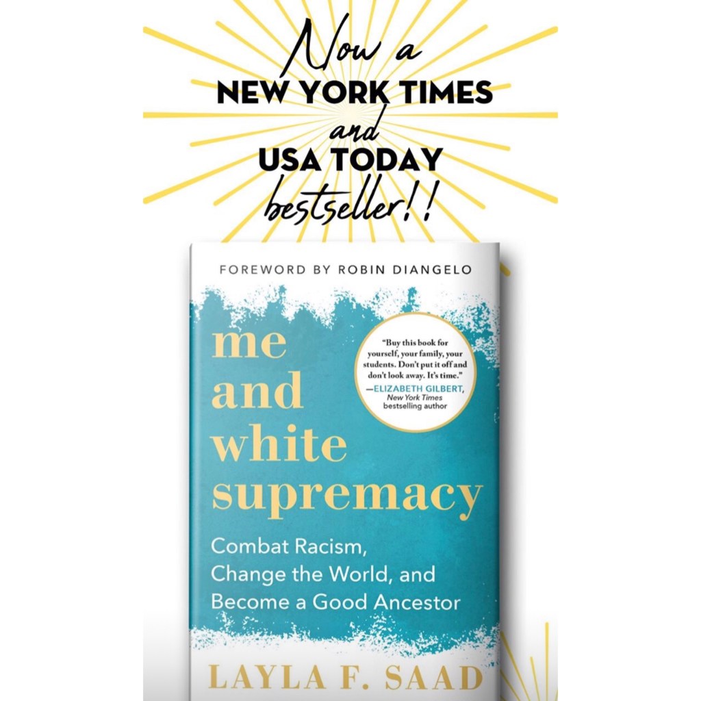 Picture of book  me & 2hite supremacy by Layla f. Saad 