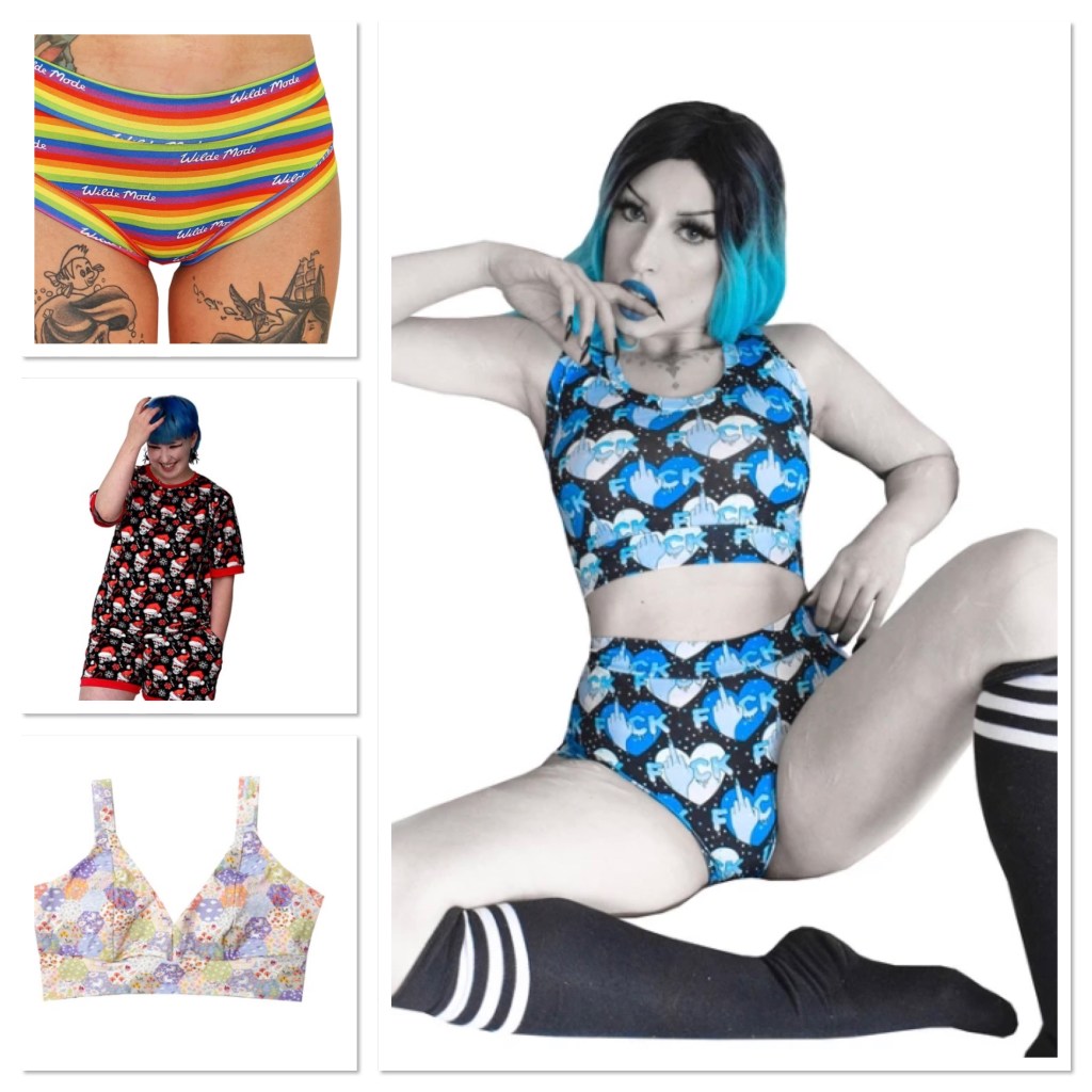 Wilde mode cotton briefs, comfort top and Xmas jammies 